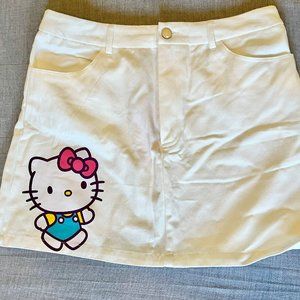 Shein Hello Kitty skirt- denim